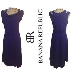 High Low Layered Double Strap Purple Dress